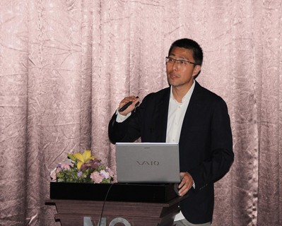 畢路德總建筑師杜昀在北京國際設計周現場