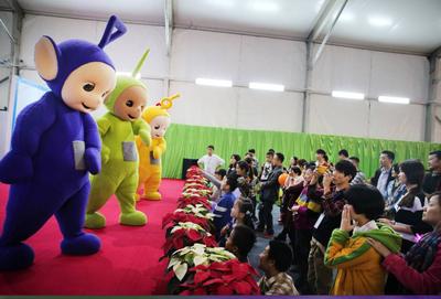 天線寶寶華麗登場，大小朋友歡聲雷動！天線寶寶永遠是童年的最愛！